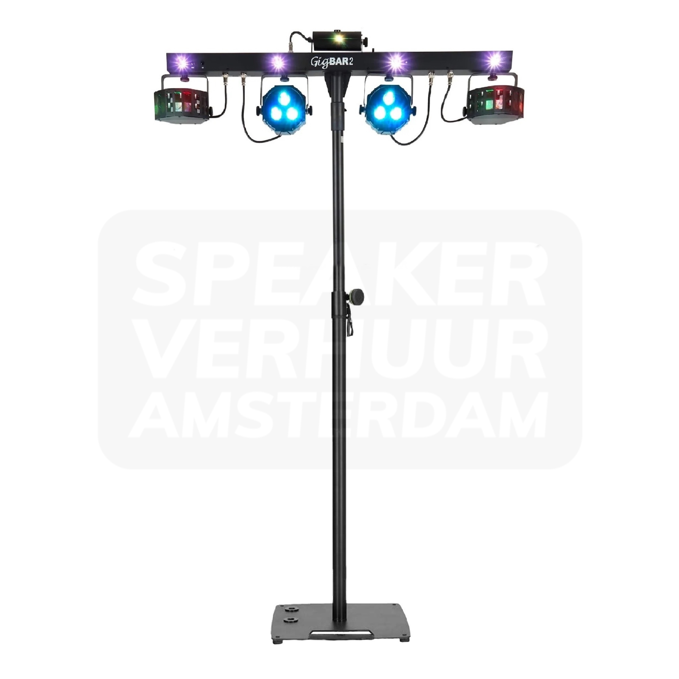 BeamZ of soortgelijke GigBar 2 DJ-lichtset op statief