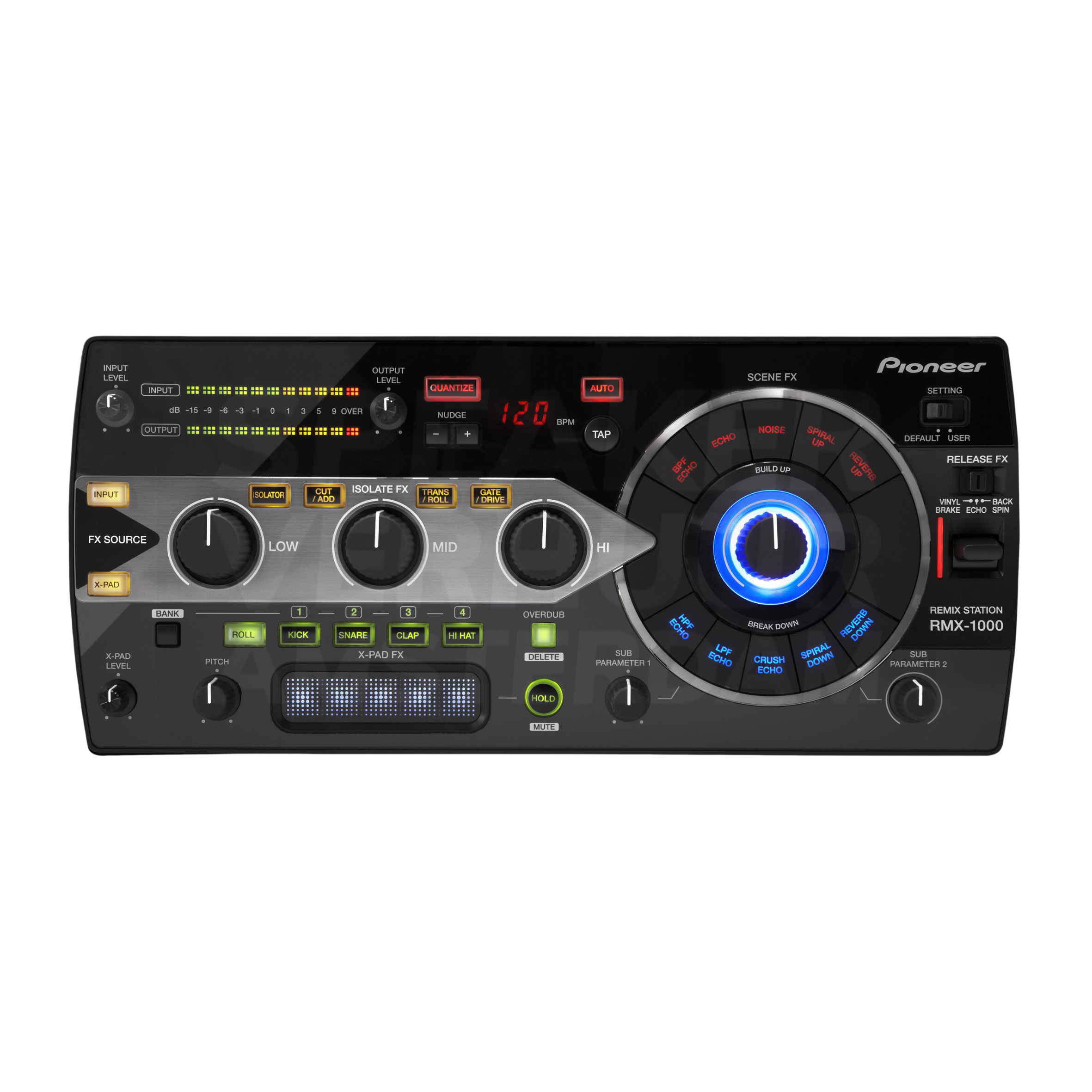 Pioneer RMX-1000 remix station huren als DJ-effect