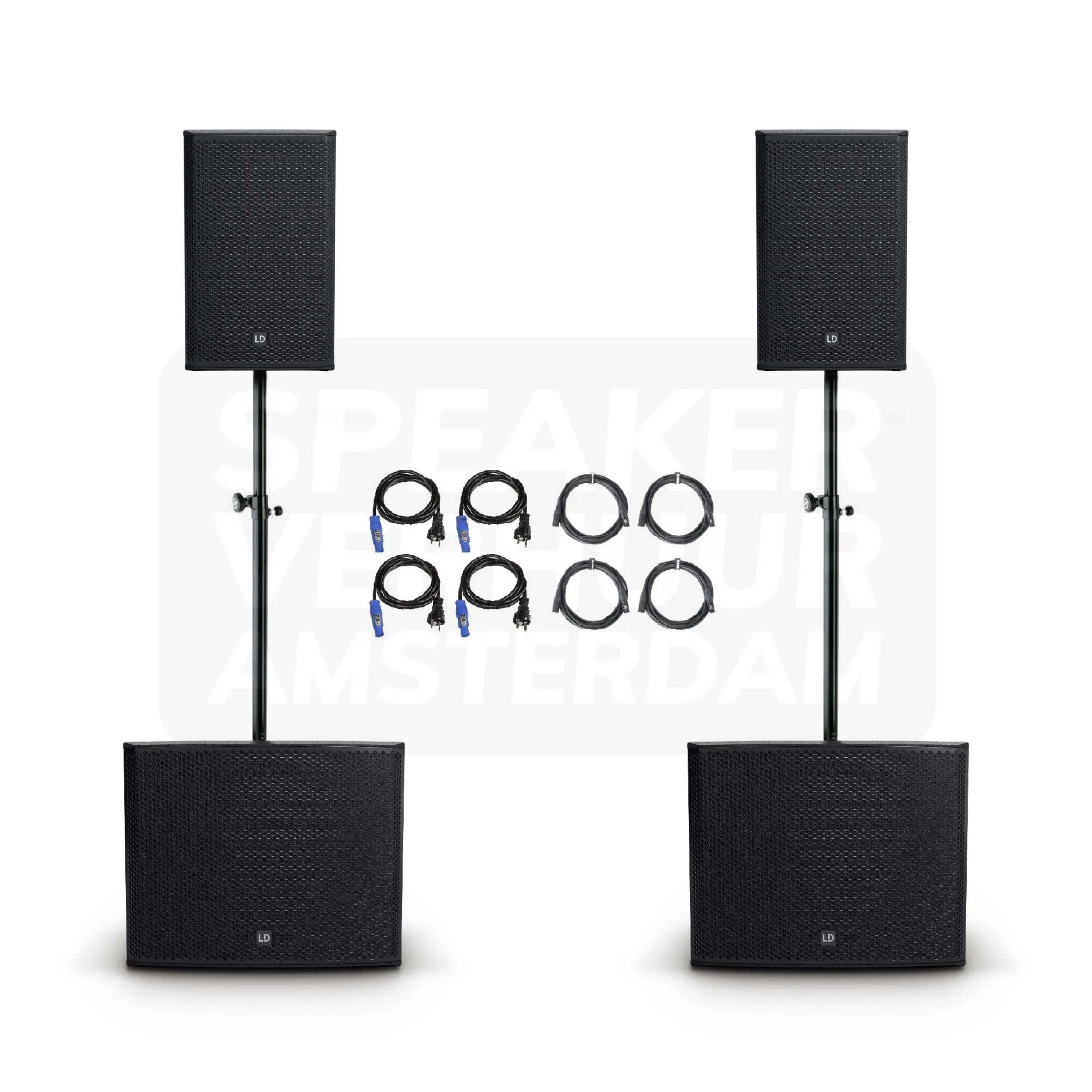 Professionele speakers en subwoofers huren voor een evenement in Over GearHuren.nl en Speaker Verhuur Amsterdam